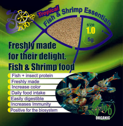Fish Protein & Vitamins Complex Micro Granules 0.3-1 mm TROPICAL FISH FOOD