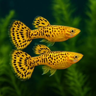 Endler Tiger Guppy (Yellow) – Striking Energetic Livebearer