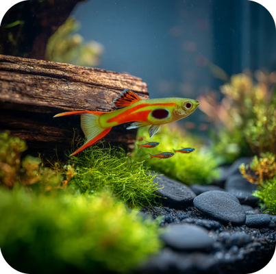 Classic Endler Guppy (Poecilia wingei) – Peaceful Colourful Livebearer - Image 3